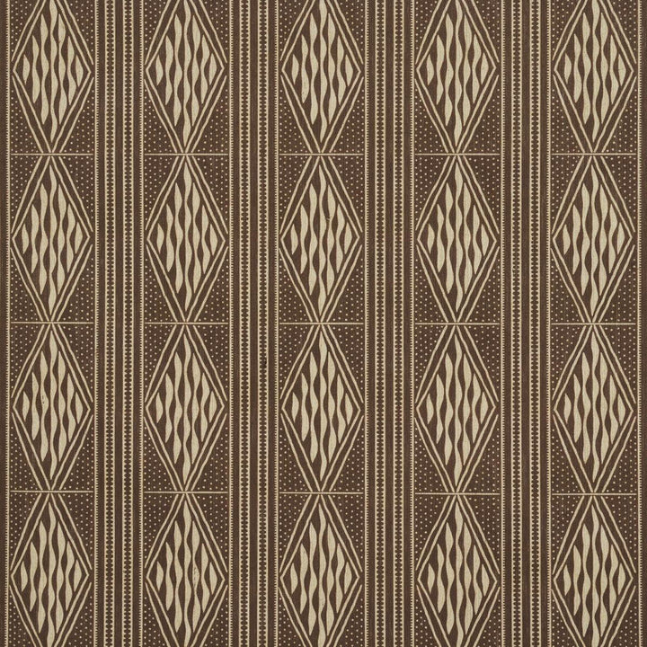 Cassava Tobacco 5015420 by Schumacher Designer Wallpaper Earth And Sky 39.12" - Swanky Fabrics -