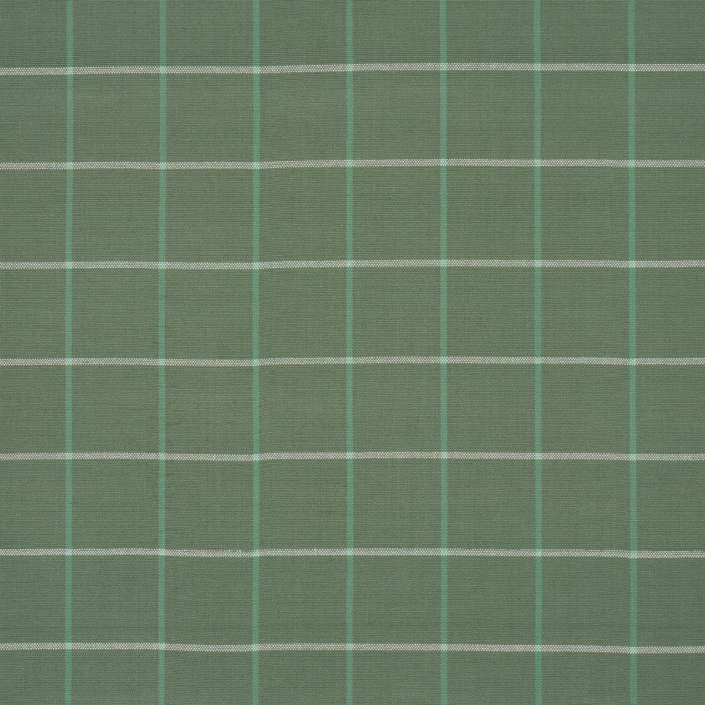 Frannie Windowpane Green 83783 by Schumacher Designer Fabric Mark D. Sikes 3.0" - Swanky Fabrics -