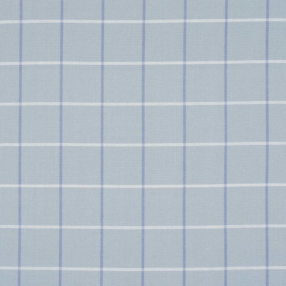 Frannie Windowpane China Blue 83782 by Schumacher Designer Fabric Mark D. Sikes 3.0" - Swanky Fabrics -