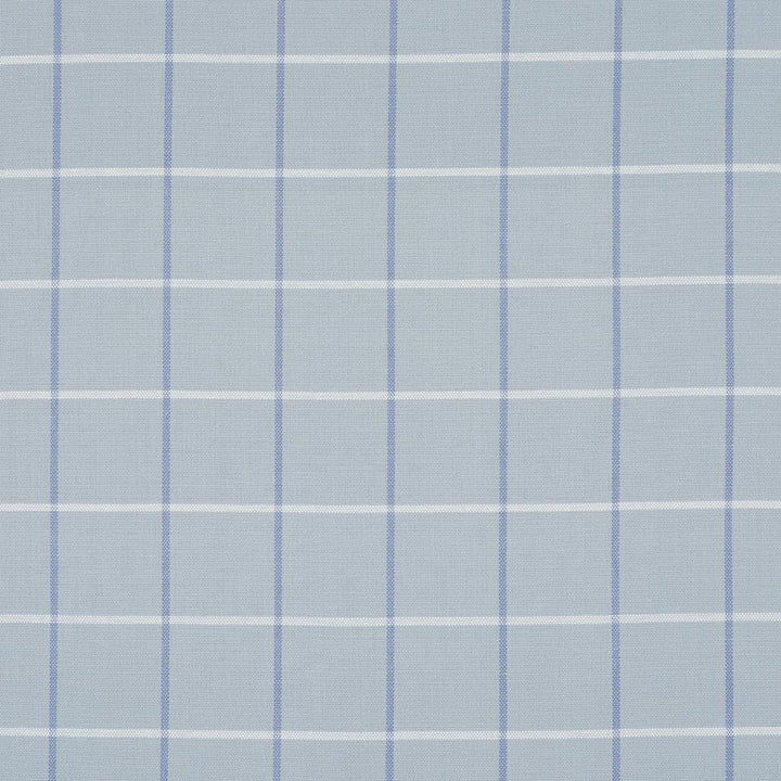 Frannie Windowpane China Blue 83782 by Schumacher Designer Fabric Mark D. Sikes 3.0" - Swanky Fabrics -