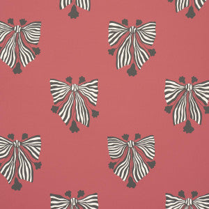 Schumacher Wallpaper Bow-Wow-Wow Red 5015471