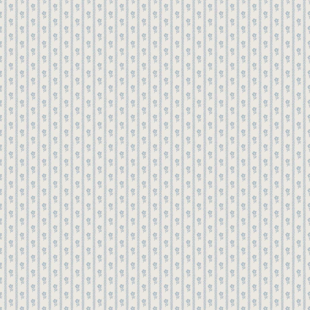 Schumacher Wallcovering Lilla Lyckan - Blue