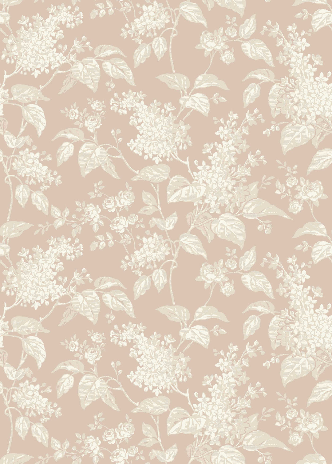 Schumacher Wallcovering Syren - Blush