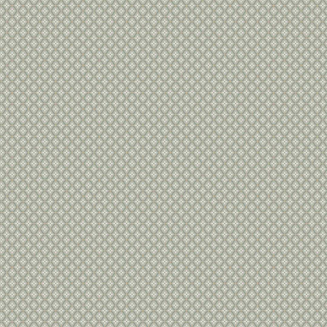 Schumacher Wallcovering Selma - Sage And Gold