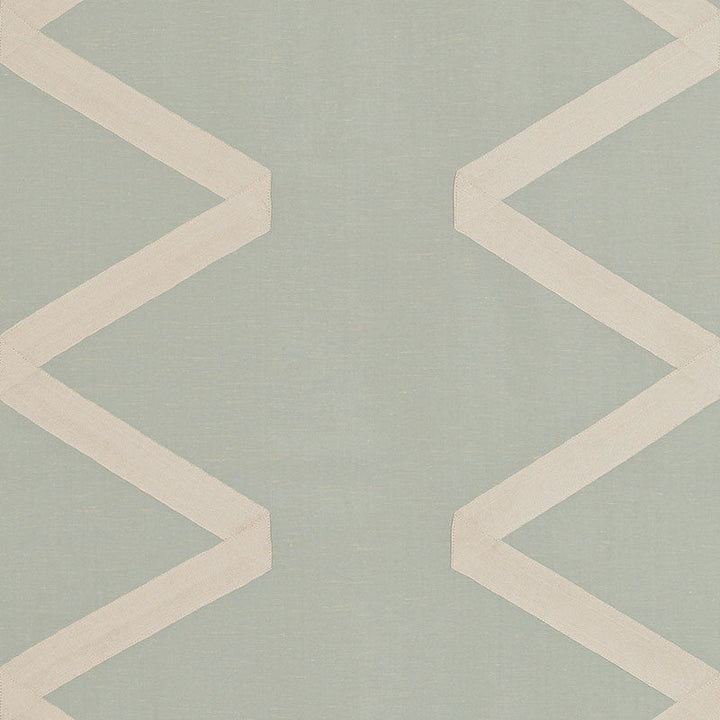 Legere Opal 69692 by Schumacher Designer Fabric COUTURE COLLECTION LINEN 50% SILK 30% INDIA </p><p>Repeat: Horizontal: 27" (69CM) and Vertical: 10 1/4" (26CM) 54 - Swanky Fabrics -