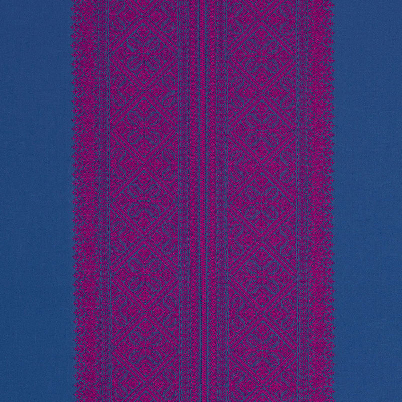 Toledo Casbah 69732 by Schumacher Designer Fabric COUTURE COLLECTION See Sample INDIA - </p><p>Repeat: Horizontal: 26 1/2" (67CM) and Vertical: 4 1/2" (11CM) 58" (147CM) - Swanky Fabrics -