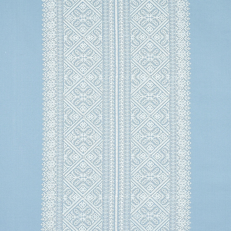 Toledo Chambray 69733 by Schumacher Fabric Schumacher Fabric Toledo Chambray 69733Fabric COTTON 40% INDIA </p><p>Repeat: H: HORZ. 26" (66CM) , V: VERT. 4 1/5" (11CM) 52 - Fabric Carolina -