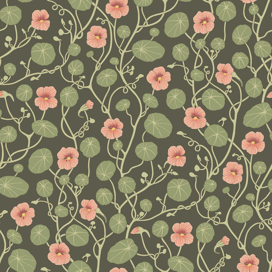 Schumacher Wallcovering Krasse - Olive