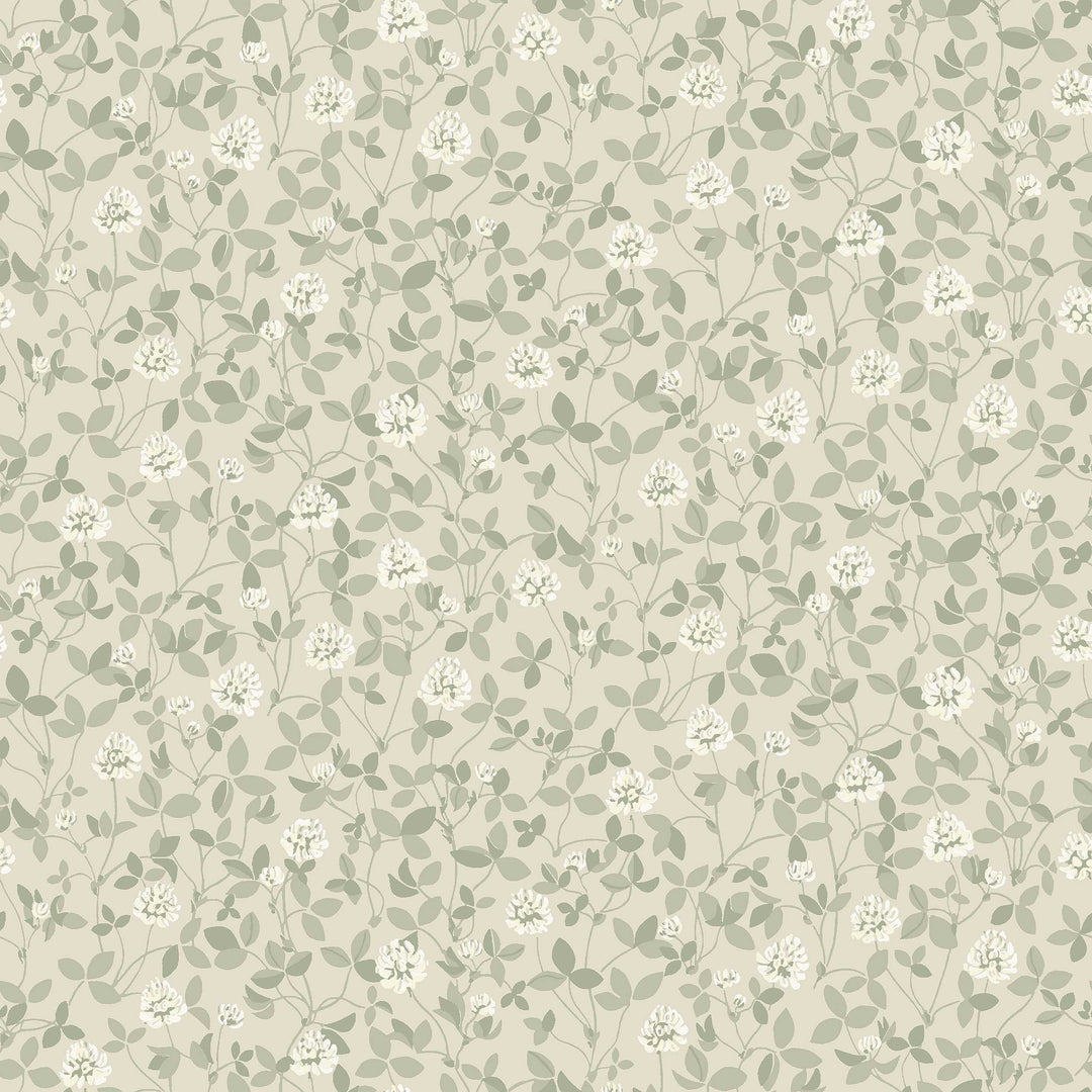 Schumacher Wallcovering Klöver - Sage