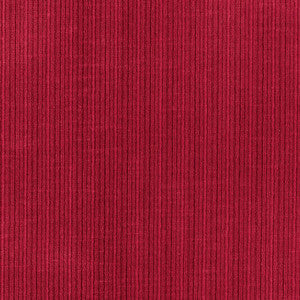 Schumacher Fabric Antique Strie Velvet Scarlet 69774