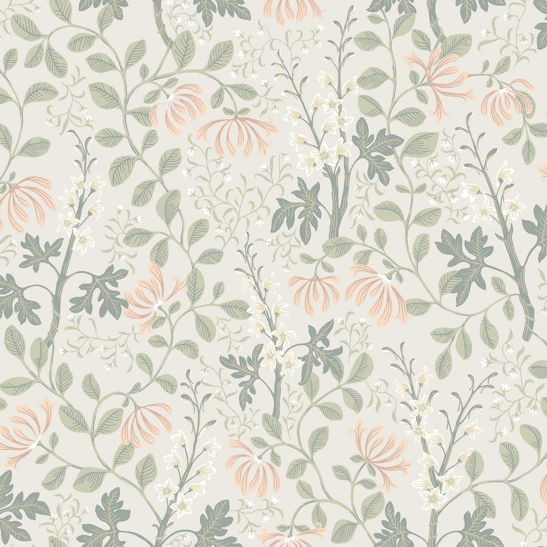 Schumacher Wallcovering Trädgårdsfröjd - Sage