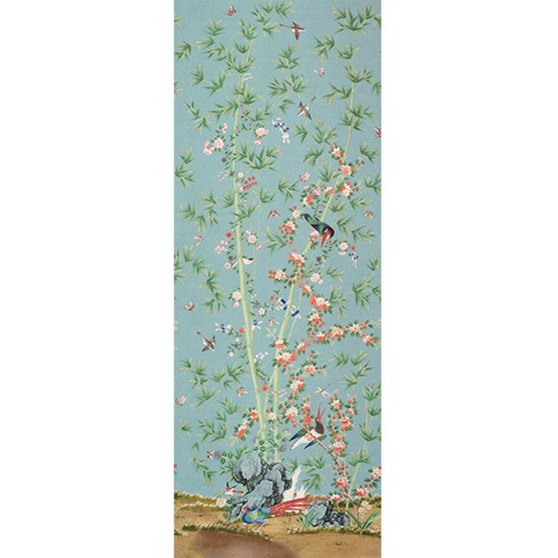 Brighton Pavilion Panel Multi 176020 by Schumacher Designer Fabric Miles Redd 53.5" - Swanky Fabrics -