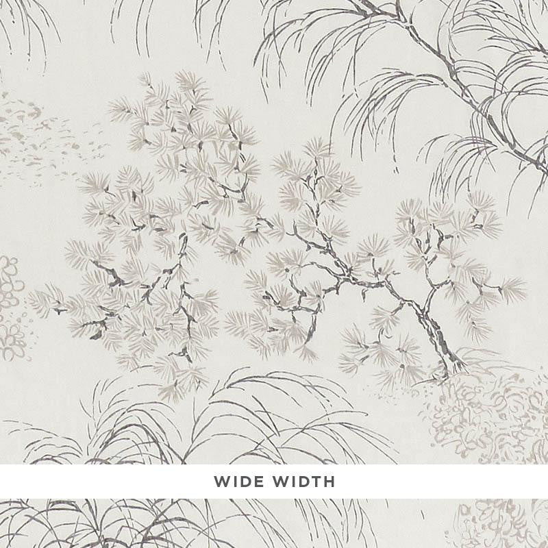 Mori Sheer Neutral 178361 by Schumacher Designer Fabric Patterned Sheers & Casements 54.0" - Swanky Fabrics -