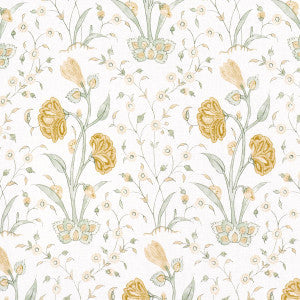 Schumacher Fabric Khilana Floral Marigold 178333