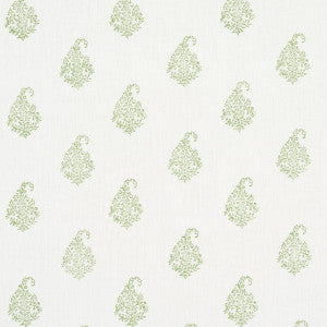 Schumacher Fabric Kerala Paisley Leaf 181351