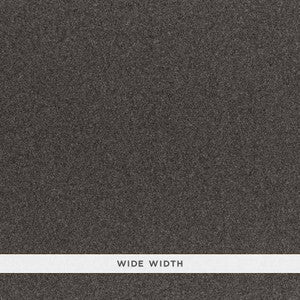 Schumacher Wallpaper Chester Wool Sidewall Charcoal 5006295