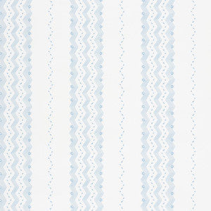 Schumacher Wallpaper Nauset Stripe Sky 5009741