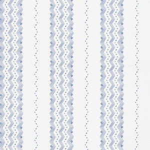 Schumacher Wallpaper Nauset Stripe Indigo 5009740