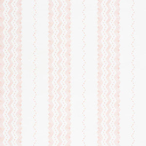 Schumacher Wallpaper Nauset Stripe Blush 5009742