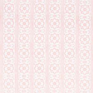 Schumacher Wallpaper Sunda Hand Blocked Print Blush 5011224