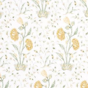 Schumacher Wallpaper Khilana Floral Marigold 5009954