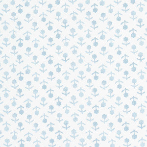 Schumacher Wallpaper Beatriz Sky 5011943
