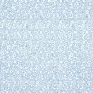 Schumacher Wallpaper Arita Block Print Cornflower 5015240