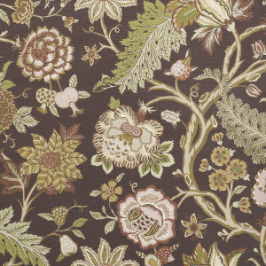 Schumacher Wallpaper Darsy Tree Of Life Sisal Sepia 5015640