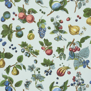 Schumacher Wallpaper Berry Grove Sky 5015651