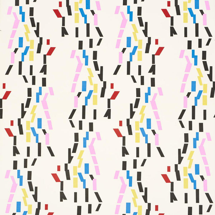 Confetti Multi 5015870 by Schumacher Designer Wallpaper Peg Norriss 27.0" - Swanky Fabrics -