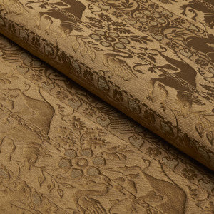 Schumacher Fabric Animali Bronze 83122
