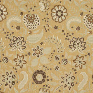 Schumacher Fabric Alessia Floral Gold 83131