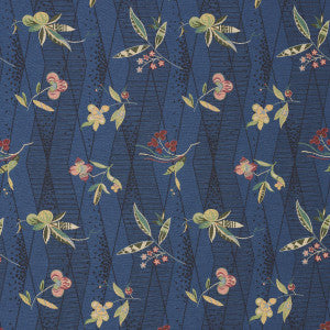 Schumacher Fabric Romola Floral Cadet 83141