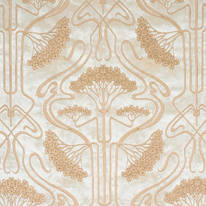 Schumacher Fabric Ombelli Jacquard Velvet Fawn 83170