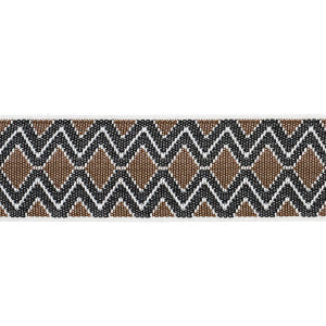 Schumacher Trim Pinula Tape Umber 84102