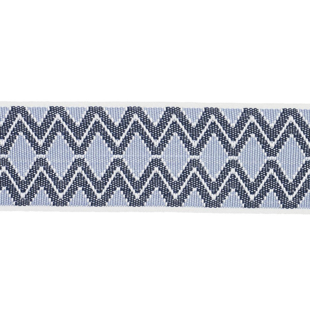 Pinula Tape Tide 84101 by Schumacher Designer Trim A Rum Fellow 2.62" - Swanky Fabrics -