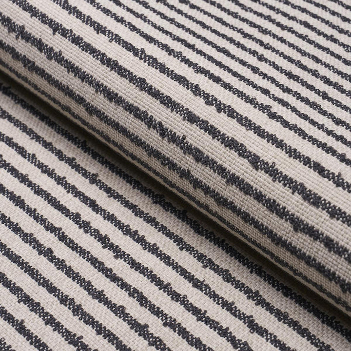 Boucl Stripe Indoor/Outdoor Jute 84262 by Schumacher Designer Fabric Live It Up! 18.88" - Swanky Fabrics -