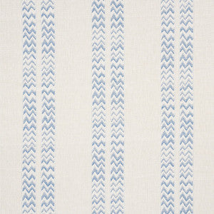 Schumacher Fabric Kudu Stripe Blue 69971
