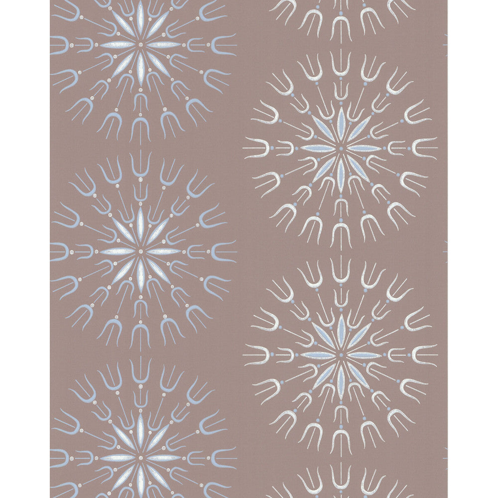 Fioretti Smoke by Cole & Son Designer Wallcovering COLE & SON NEW CONTEMPORARY II PAPER - 100% United Kingdom Horizontal: and Vertical: 21 20.5 - Swanky Fabrics -