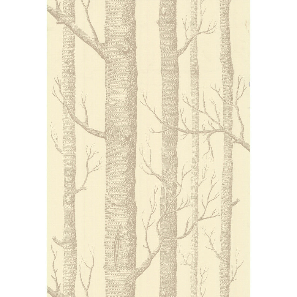 Woods Beige/Cream by Cole & Son Designer Wallcovering COLE & SON NEW CONTEMPORARY II PAPER - 100% United Kingdom Horizontal: and Vertical: 28.3 20.5 - Swanky Fabrics -