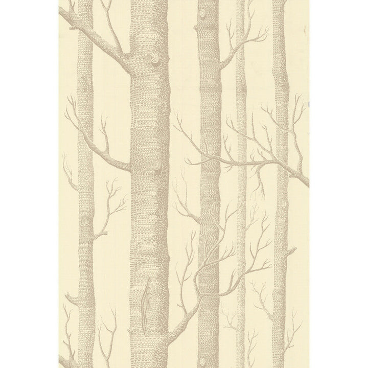 Woods Beige/Cream by Cole & Son Designer Wallcovering COLE & SON NEW CONTEMPORARY II PAPER - 100% United Kingdom - Horizontal: - and Vertical: 28.3 20.5 - Swanky Fabrics -