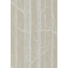 Cole & Son Wallpaper Woods White/Taupe