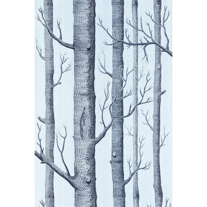 Woods Choc/Silver by Cole & Son Designer Wallcovering COLE & SON NEW CONTEMPORARY II PAPER - 100% United Kingdom Horizontal: and Vertical: 28.3 20.5 - Swanky Fabrics -