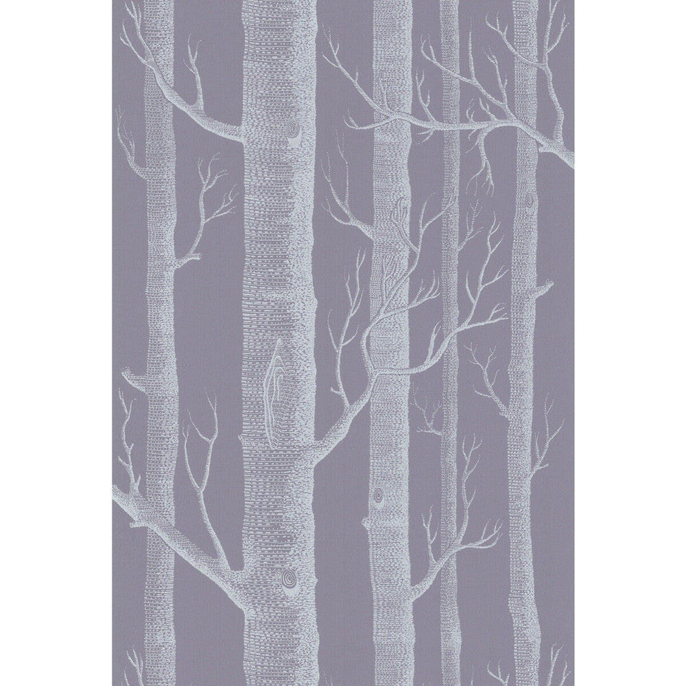 Woods Ivory/Lilac by Cole & Son Designer Wallcovering COLE & SON NEW CONTEMPORARY II PAPER - 100% United Kingdom - Horizontal: - and Vertical: 28.3 20.5 - Swanky Fabrics -