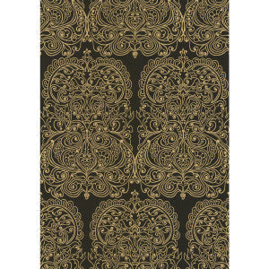Cole & Son Wallpaper Alpana Gold/Onyx