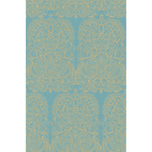 Cole & Son Wallpaper Alpana Gold/Aqua