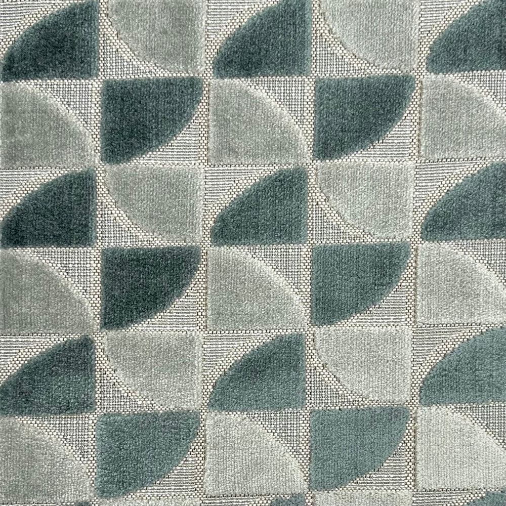 Pinwheel Stone by Europatex Designer Fabric Pinwheel 56% Polyester, 44% Cotton 13.5" H, 3.5" V 54.00 inches - Swanky Fabrics -
