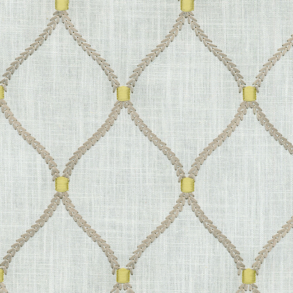 Deane Embroidery Smoke 700090 by Williamsburg Designer Fabric - 70%Rayon 30%Linen Embroid:100%Rayon India 39000 Horizontal: 6.25 and Vertical: 4.25 54 - Swanky Fabrics -