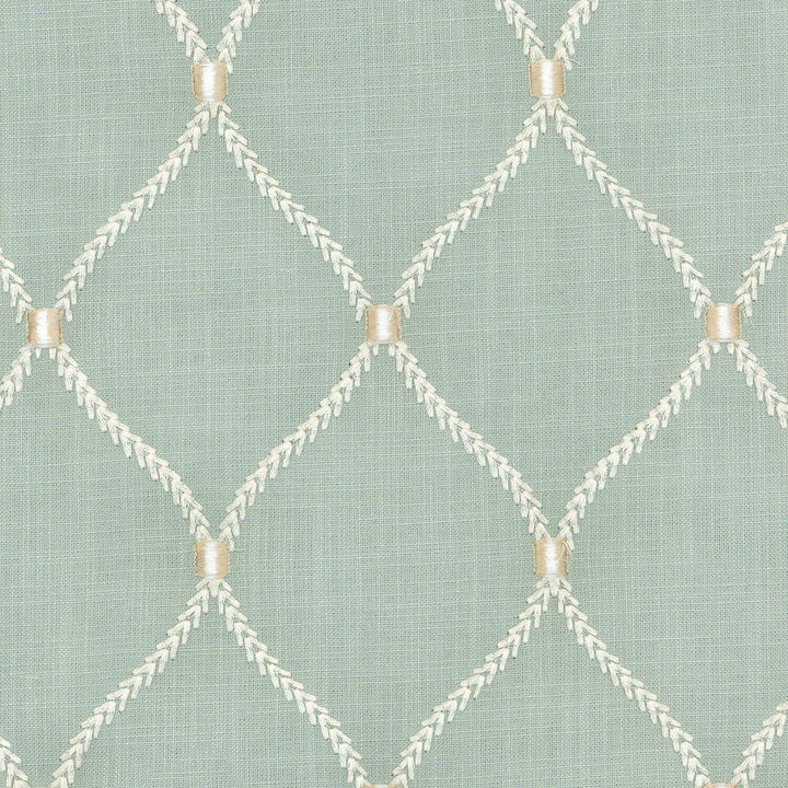 DEANE EMBROIDERY SHORE 700095 by Williamsburg Designer Fabric - 100% SPUN Polyester India 39000 Horizontal: 6.25 and Vertical: 4.25 54 - Swanky Fabrics -
