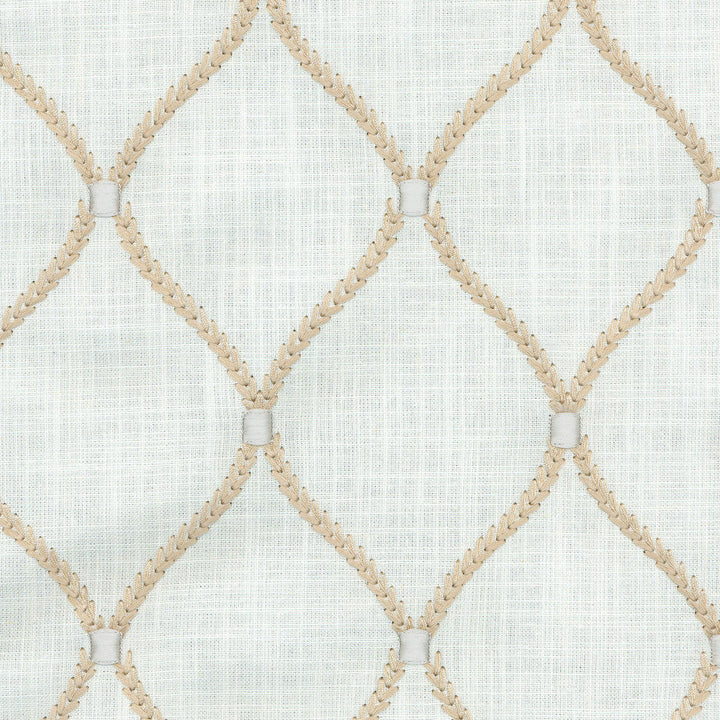 Deane Embroidery Teastain 700097 by Williamsburg Designer Fabric DEANE EMBROIDERY 70% Rayon 30% Linen Embroid:100% Rayon INDIA Wyzenbeek 39,000 Horizontal: 4.25" and Vertical: 6.25" 54" - Swanky Fabrics -